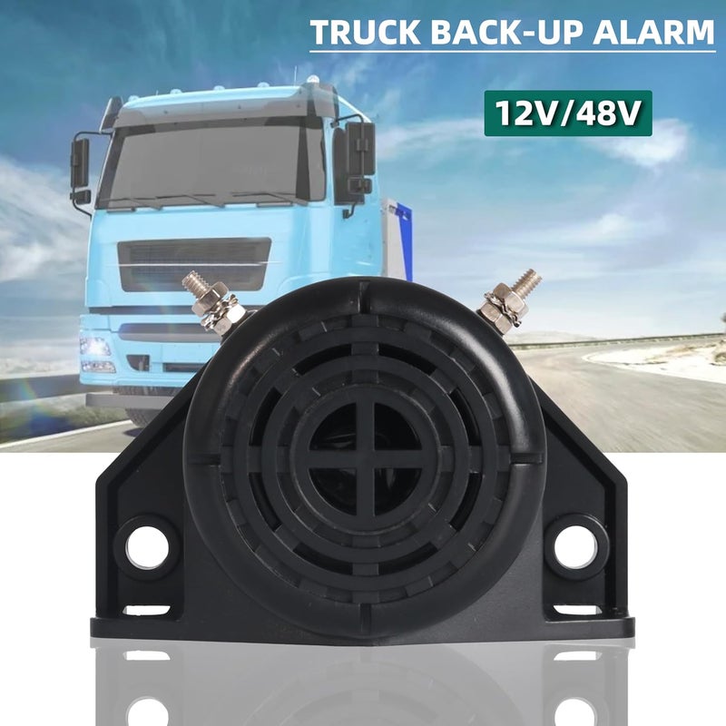Riyhch Truck Back-up Alarm 105dB 12V/48V,Car Reversing Horn Truck Backup Alarm BIBI Buzzer Warning Alarm Siren,Waterproof Industrial Heavy-Duty Backup Warning,105dB Circular Alarm reversing Horn 5 Pcs - Image 2